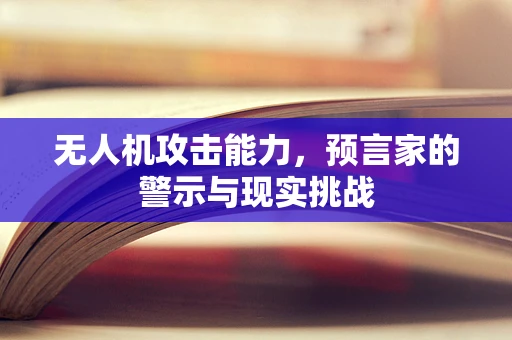 无人机攻击能力，预言家的警示与现实挑战