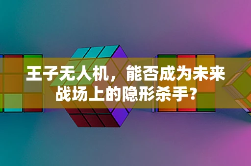 王子无人机，能否成为未来战场上的隐形杀手？