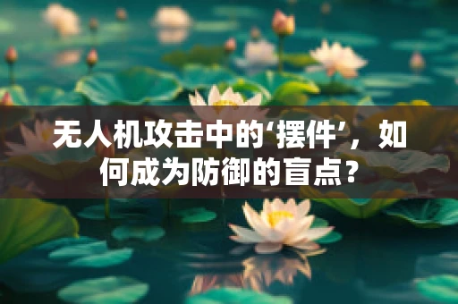 无人机攻击中的‘摆件’，如何成为防御的盲点？