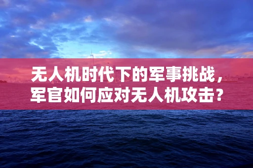 无人机时代下的军事挑战，军官如何应对无人机攻击？