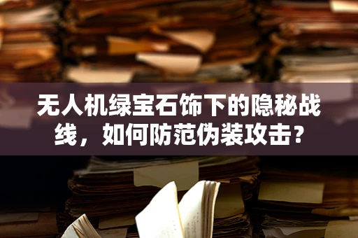 无人机绿宝石饰下的隐秘战线，如何防范伪装攻击？