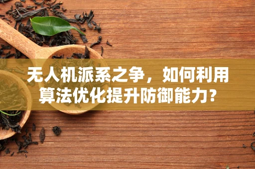 无人机派系之争，如何利用算法优化提升防御能力？