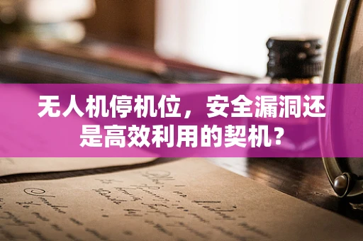 无人机停机位，安全漏洞还是高效利用的契机？