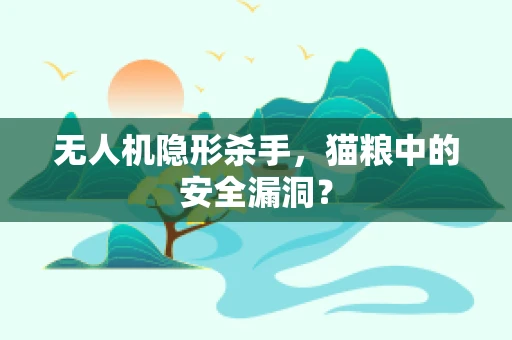 无人机隐形杀手，猫粮中的安全漏洞？