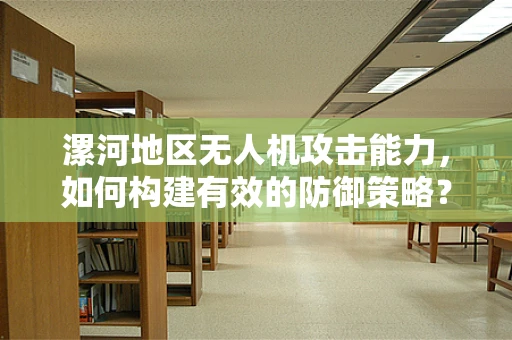 漯河地区无人机攻击能力，如何构建有效的防御策略？