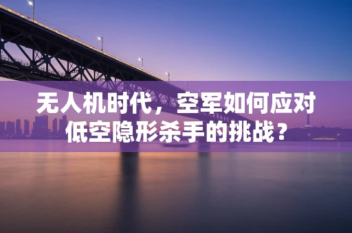 无人机时代，空军如何应对低空隐形杀手的挑战？