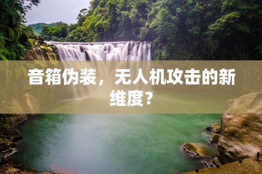 音箱伪装，无人机攻击的新维度？