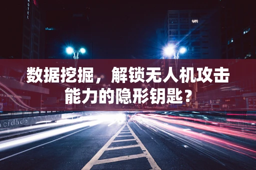 数据挖掘，解锁无人机攻击能力的隐形钥匙？